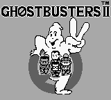 Ghostbusters II title screen for GameBoy